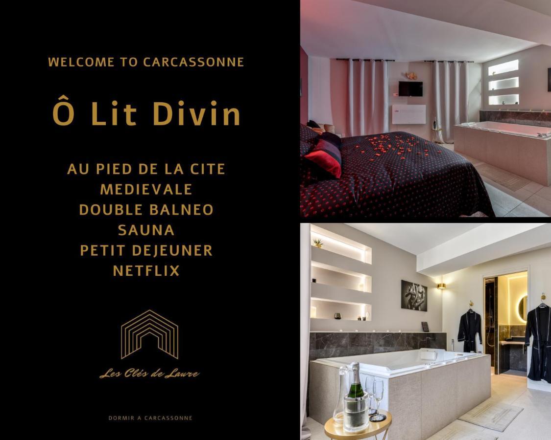 O Lit Divin Instant de volupté BALNEO SAUNA Carcasona Exterior foto
